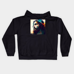 Another Beautiful Portrait of Jesus Christ Kids Hoodie